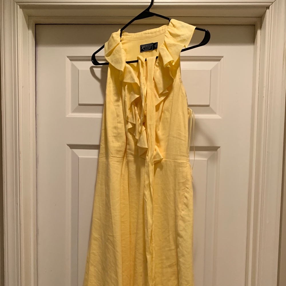 Beautiful linen dress with empire waste